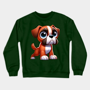 Cute Boxer Dog Crewneck Sweatshirt